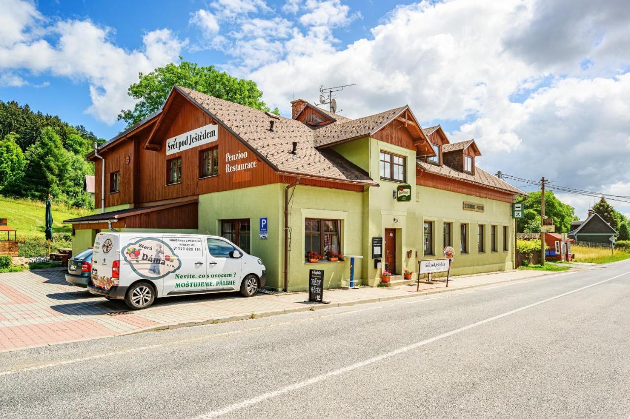 Penzion Pod Jestedem Horeni Paseky Exterior photo